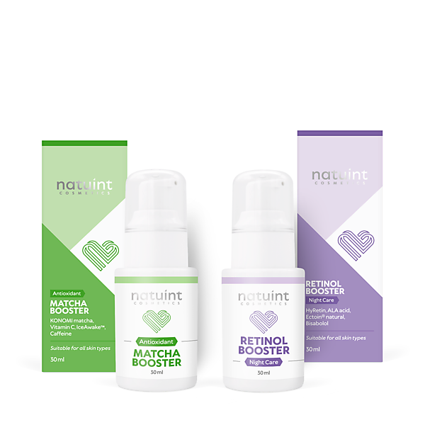 DENNÍ MATCHA BOOSTER + NOČNÍ RETINOL BOOSTER